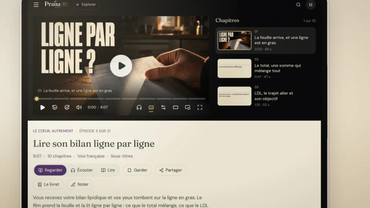 Huit minutes, dix chapitres : vous allez droit au passage qui vous intéresse.