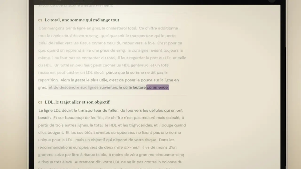 Le film se lit aussi : le texte suit la voix.